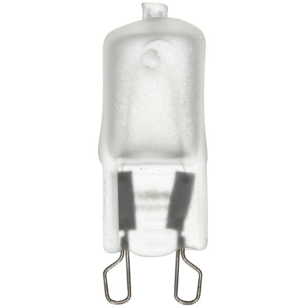 Sunshine Lighting Sunlite Q60/FR/G9/120V 60W Single Ended T3.5 Halogen Bulb, Bi-Pin Base, Frost 66040-SU